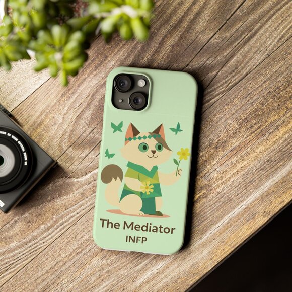 MBTI INFP Cat Iphone Case - Picture 1 of 7